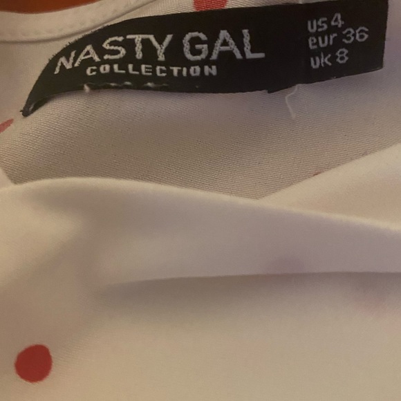 🌹2x$14 Nasty Gal polka dot blouse - Picture 4 of 4